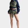 Hot pants a palloncino in mix di denim Monkey Business Hot pants a palloncino in mix di denim Monkey Business