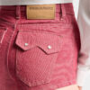 Hot pants a vita alta in denim Oxford Hot pants a vita alta in denim Oxford