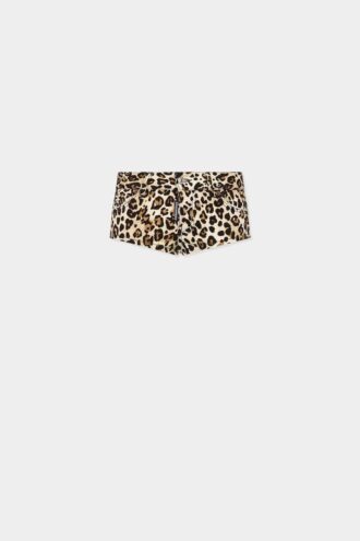 Hot pants con stampa Wild2