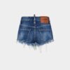 Hot pants da camionista con lavaggio medio Hot pants da camionista con lavaggio medio
