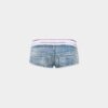 Hot pants in denim chiaro Hot pants in denim chiaro