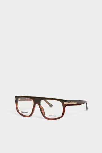 Hype Brown Horn Olive Occhiali da vista