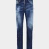 Jeans 642 con lavaggio a macchie rosse medie Jeans 642 con lavaggio a macchie rosse medie