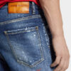 Jeans 642 con lavaggio a macchie rosse medie Jeans 642 con lavaggio a macchie rosse medie