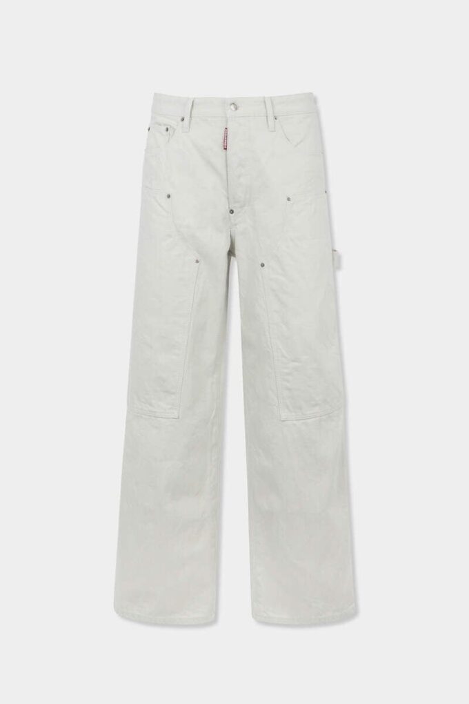 Jeans baggy da carpentiere Off-White Bull Jeans baggy da carpentiere Off-White Bull