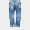 Jeans blu chiaro con effetto sporco Jeans blu chiaro con effetto sporco