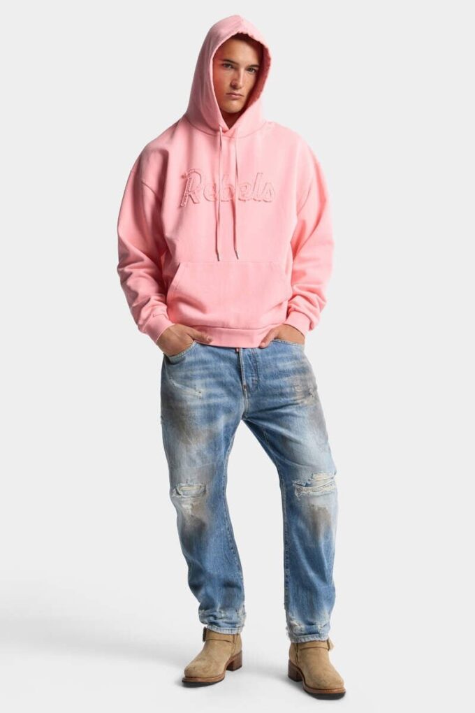 Jeans blu chiaro con effetto sporco Jeans blu chiaro con effetto sporco