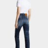 Jeans Boston con lavaggio a macchie rosse medie Jeans Boston con lavaggio a macchie rosse medie