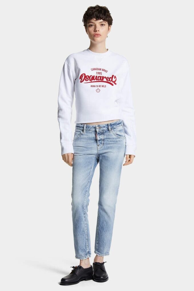 Jeans Cool Girl con lavaggio chiaro Jeans Cool Girl con lavaggio chiaro