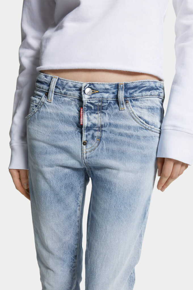 Jeans Cool Girl con lavaggio chiaro Jeans Cool Girl con lavaggio chiaro