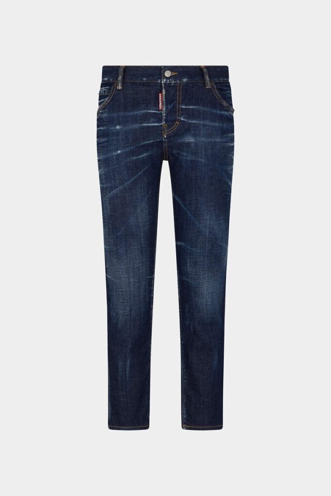 Jeans Cool Girl con lavaggio scuro e pulito Jeans Cool Girl con lavaggio scuro e pulito