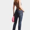 Jeans Cool Girl con lavaggio scuro e pulito Jeans Cool Girl con lavaggio scuro e pulito