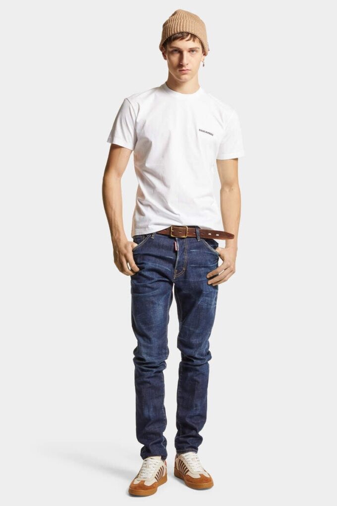 Jeans Cool Guy con lavaggio scuro pulito