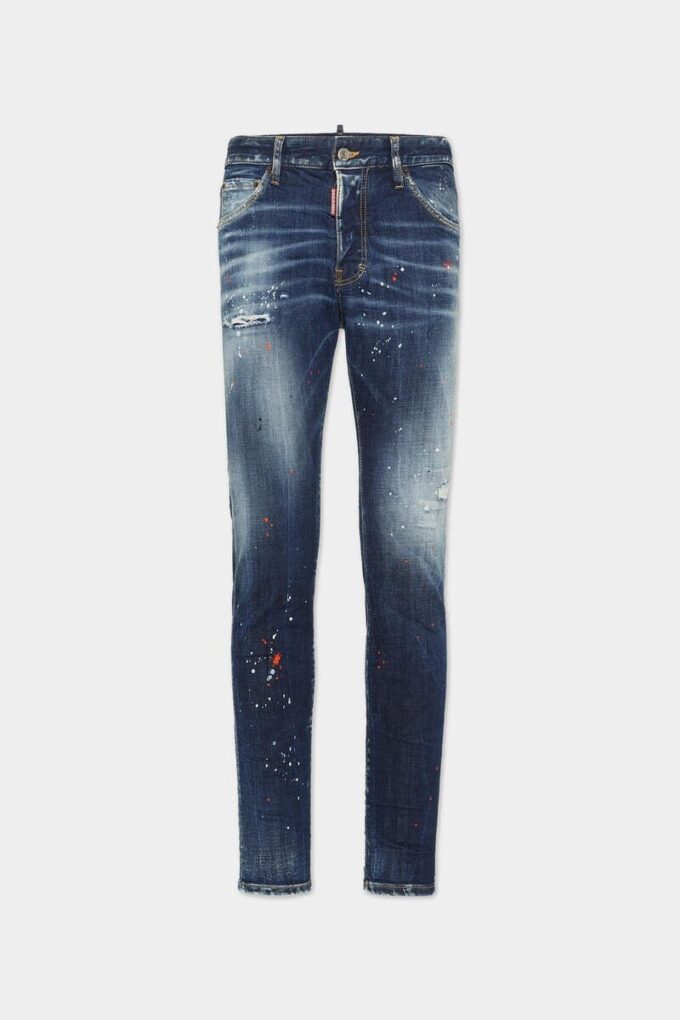 Jeans Cool Guy con pois rossi medi