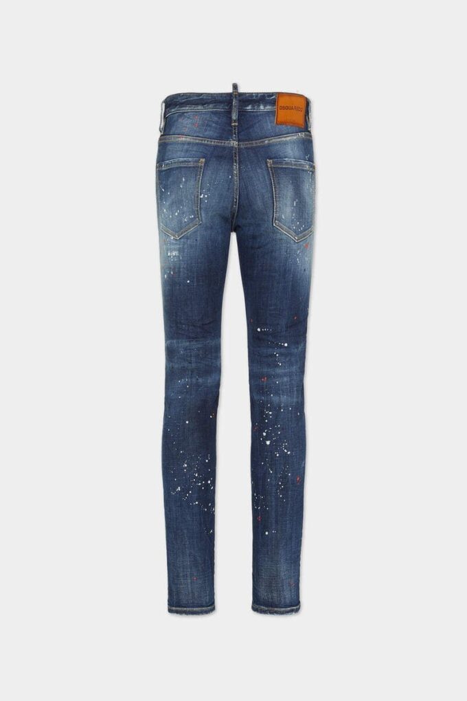 Jeans Cool Guy con pois rossi medi