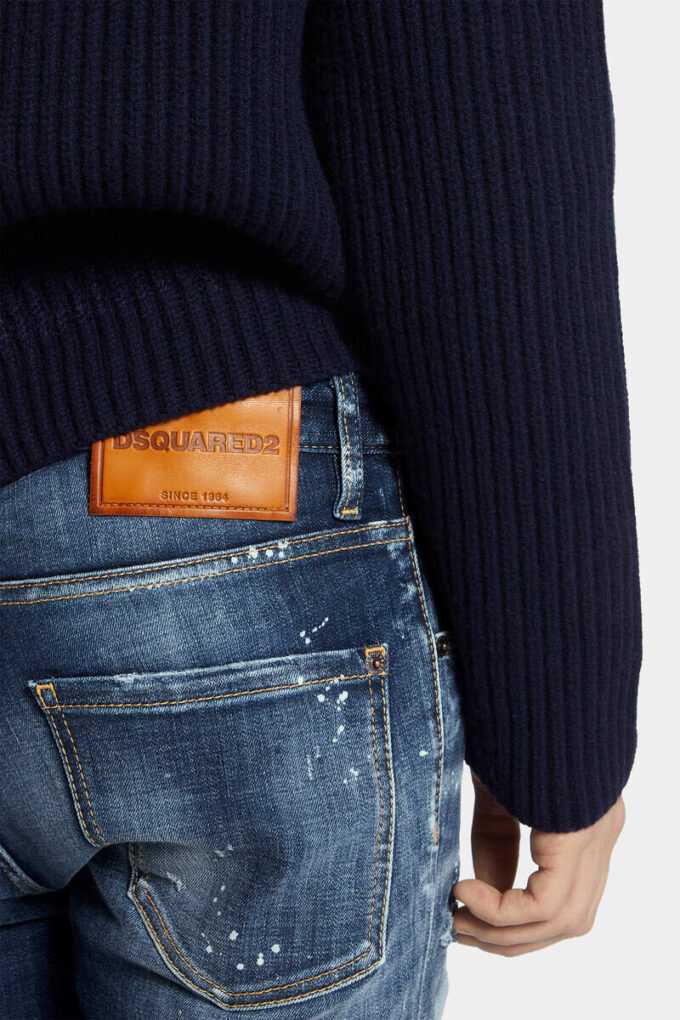 Jeans Cool Guy con pois rossi medi
