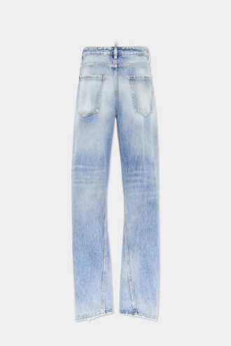 Jeans D2 Twisted con lavaggio chiaro