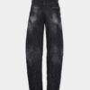 Jeans D2 Twisted con lavaggio nero Jeans D2 Twisted con lavaggio nero