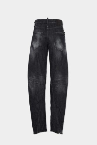Jeans D2 Twisted con lavaggio nero