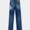 Jeans da viaggio baggy con lavaggio strappato medio Jeans da viaggio baggy con lavaggio strappato medio