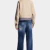 Jeans da viaggio baggy con lavaggio strappato medio Jeans da viaggio baggy con lavaggio strappato medio