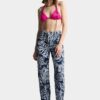 Jeans Dalma con lavaggio Dark Flower Jeans Dalma con lavaggio Dark Flower