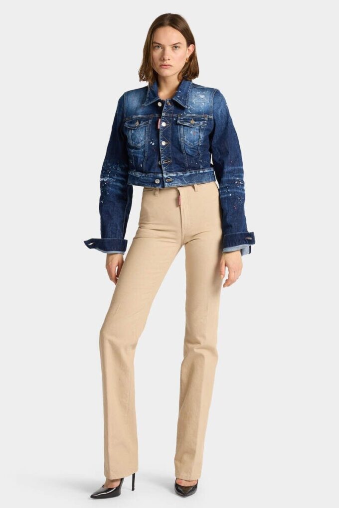 Jeans Dalma in denim Oxford
