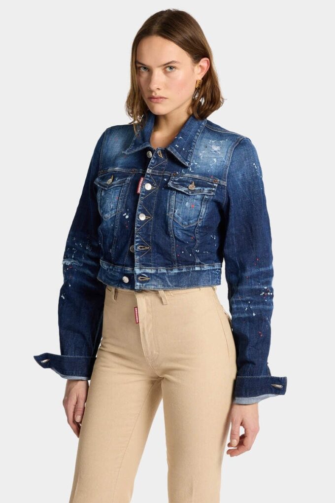 Jeans Dalma in denim Oxford
