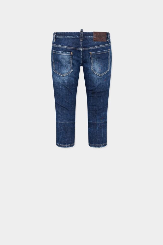 Jeans estivi scuri senza cerniera Jeans estivi scuri senza cerniera