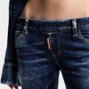 Jeans estivi scuri senza cerniera Jeans estivi scuri senza cerniera