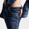 Jeans estivi scuri senza cerniera Jeans estivi scuri senza cerniera