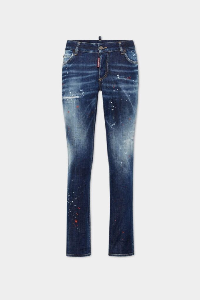 Jeans Jennifer a vita media con lavaggio facile Jeans Jennifer a vita media con lavaggio facile