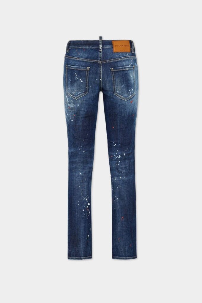Jeans Jennifer a vita media con lavaggio facile Jeans Jennifer a vita media con lavaggio facile