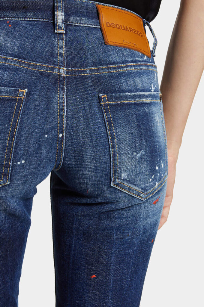 Jeans Jennifer a vita media con lavaggio facile Jeans Jennifer a vita media con lavaggio facile