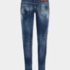 Jeans Jennifer con lavaggio medio e cristalli Jeans Jennifer con lavaggio medio e cristalli