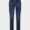 Jeans Jennifer con lavaggio scuro pulito Jeans Jennifer con lavaggio scuro pulito