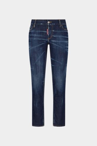 Jeans Jennifer con lavaggio scuro pulito