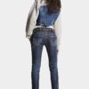 Jeans Jennifer con lavaggio scuro pulito Jeans Jennifer con lavaggio scuro pulito