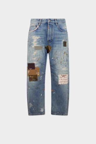 Jeans Kawaii con lavaggio medio