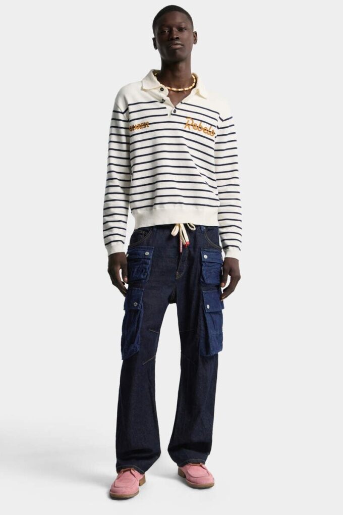 Jeans Kawaii lavaggio scuro Jeans Kawaii lavaggio scuro