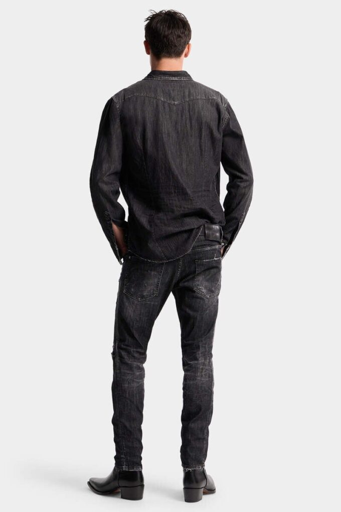 Jeans Skater lavaggio nero Jeans Skater lavaggio nero