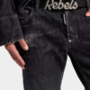 Jeans Skater lavaggio nero Jeans Skater lavaggio nero