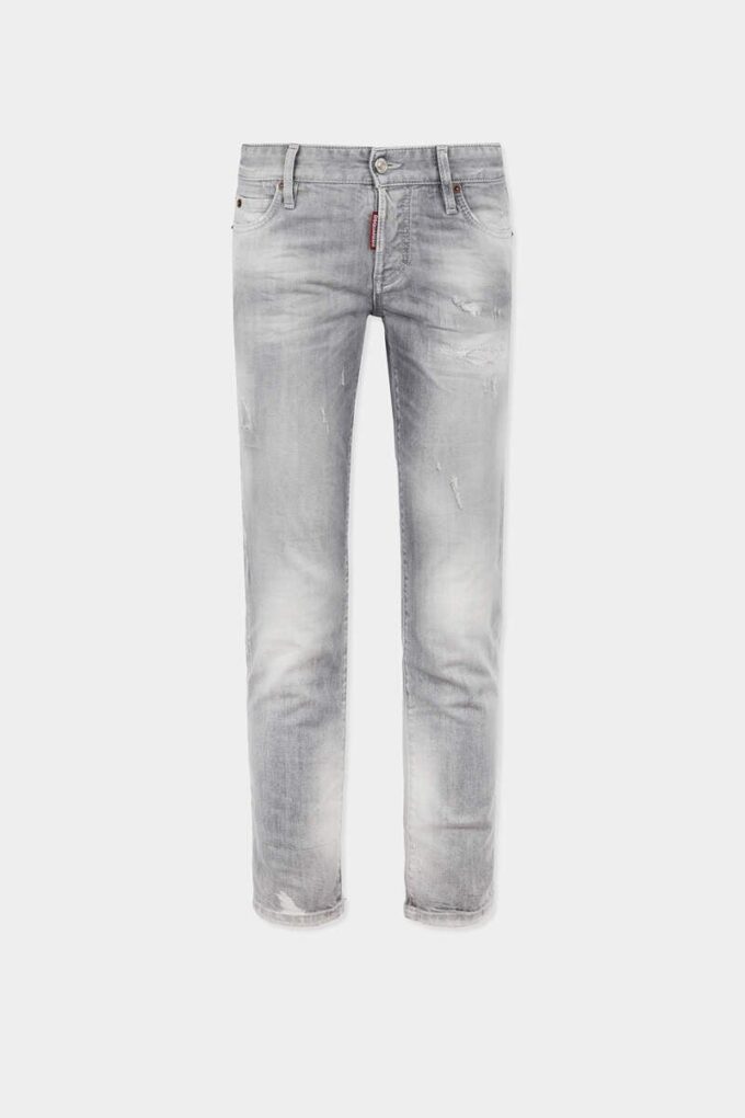 Jeans skinny con lavaggio grigio spazzolato Jeans skinny con lavaggio grigio spazzolato