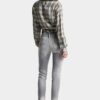 Jeans skinny con lavaggio grigio spazzolato Jeans skinny con lavaggio grigio spazzolato