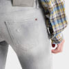 Jeans skinny con lavaggio grigio spazzolato Jeans skinny con lavaggio grigio spazzolato