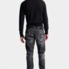 Jeans slim twist con effetto black fog Jeans slim twist con effetto black fog