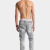 Jeans slim twist con lavaggio grigio spazzolato Jeans slim twist con lavaggio grigio spazzolato