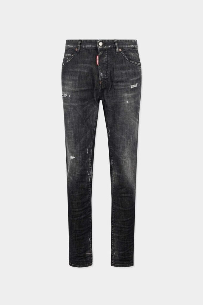 Jeans Teddy con lavaggio Black Fog Jeans Teddy con lavaggio Black Fog