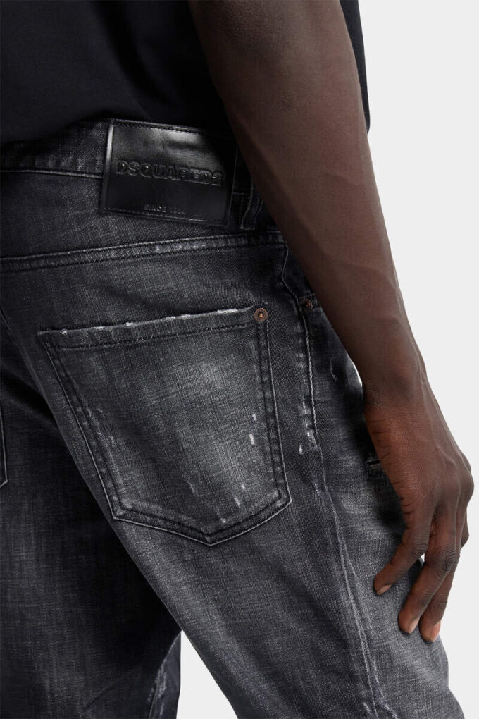 Jeans Teddy con lavaggio Black Fog Jeans Teddy con lavaggio Black Fog