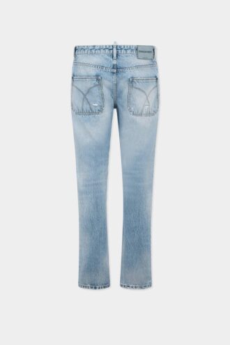 Jeans Teddy con lavaggio leggero Diagonale